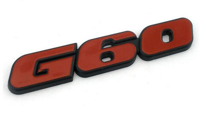 Rear G60 Badge