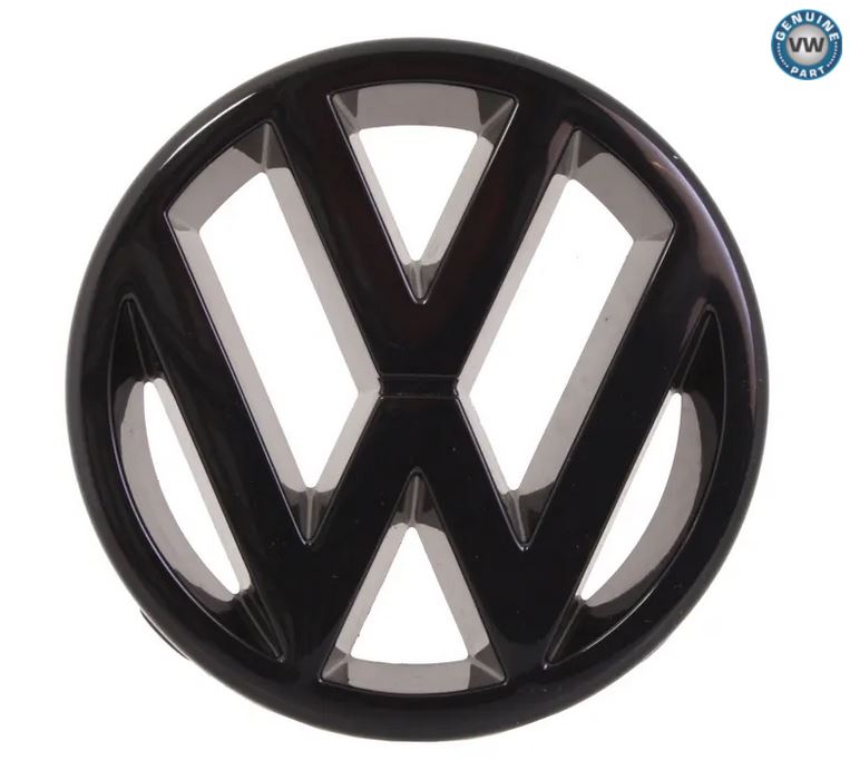 Front Grille VW Emblem-Black