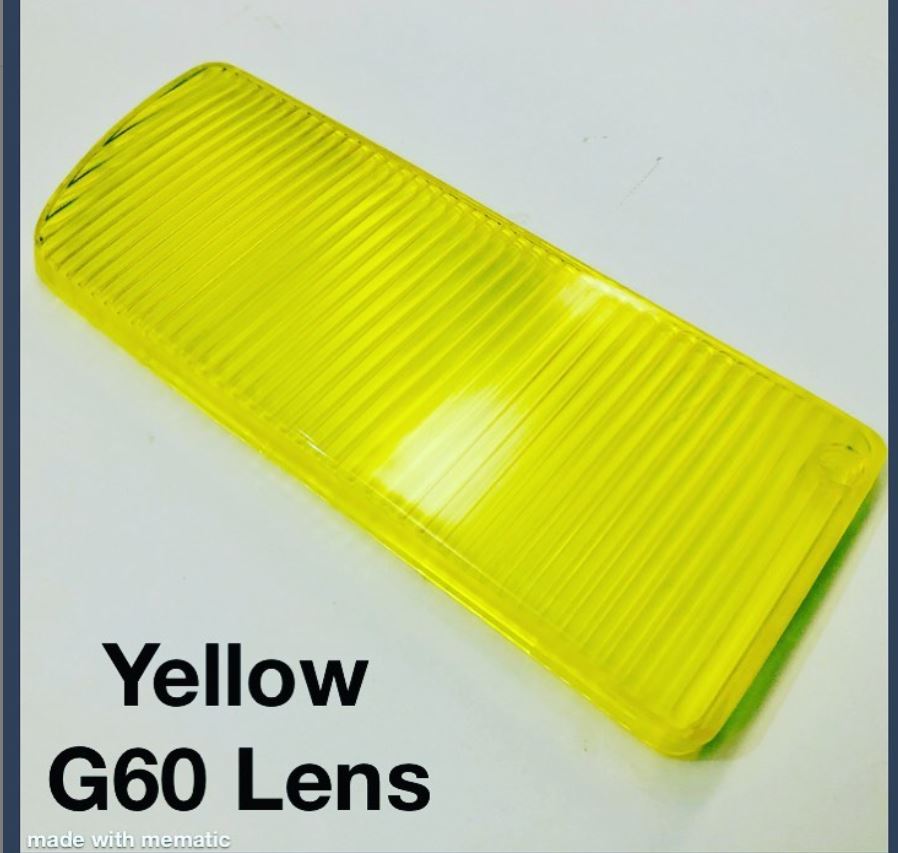 G60/Early Model Turn Signal Lenses