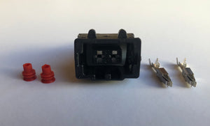 2 Pin-2 Slide Connector with pins and grommets